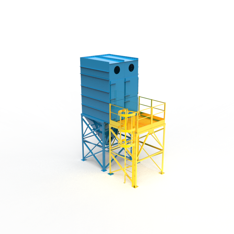 MPC：  旁插式扁布袋除塵器；